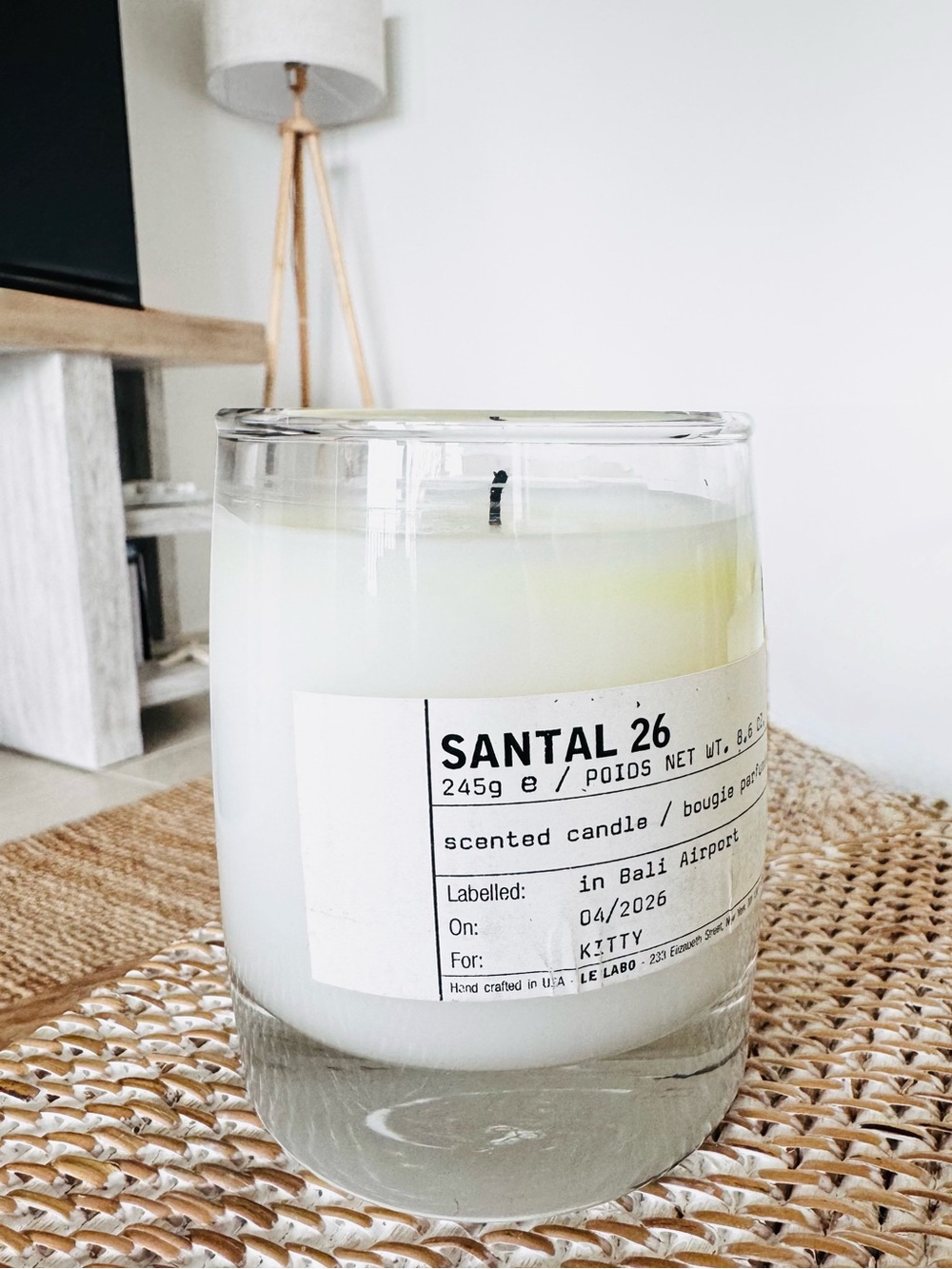 Le Labo Santal 26 Classic Candle